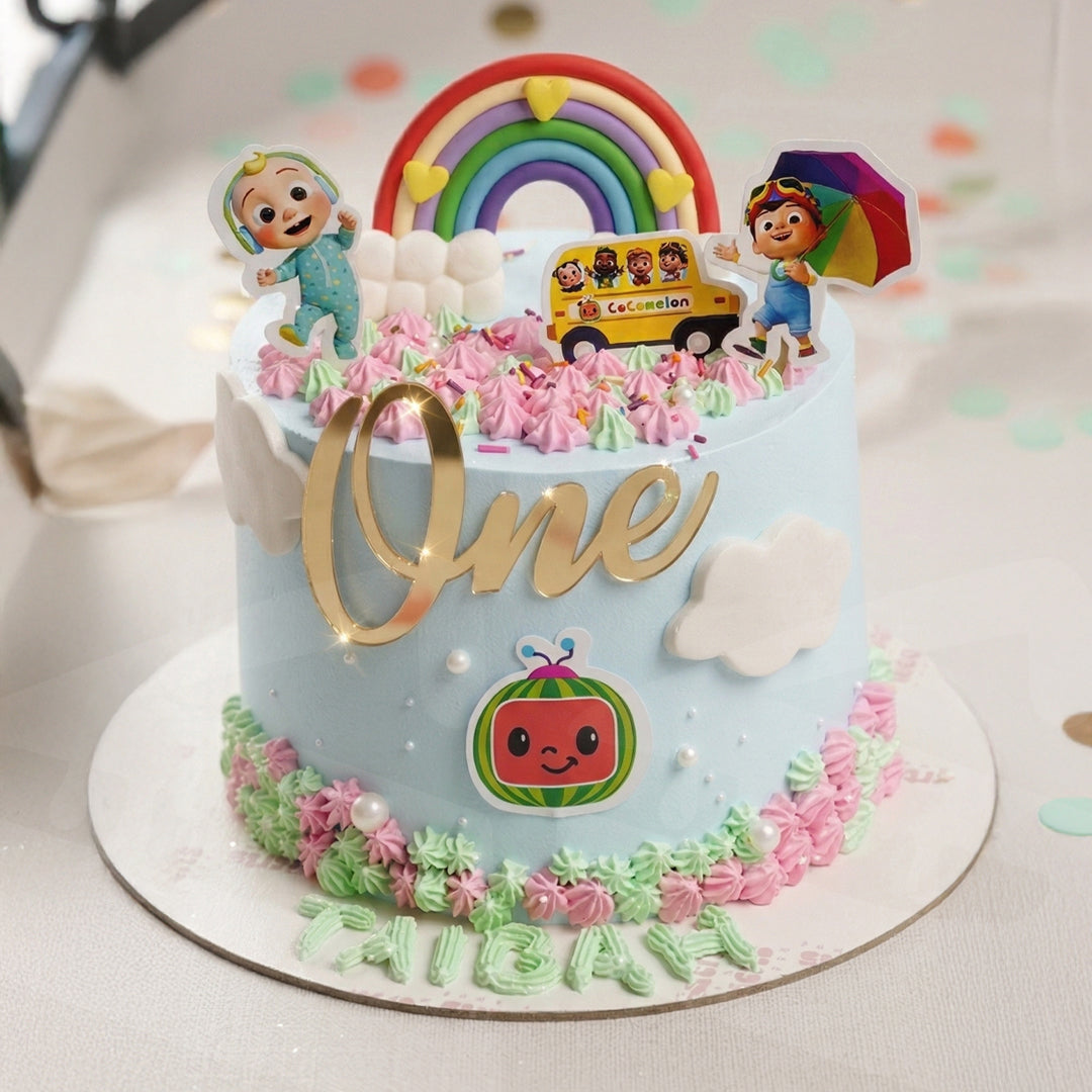 Cocomelon Theme Cake